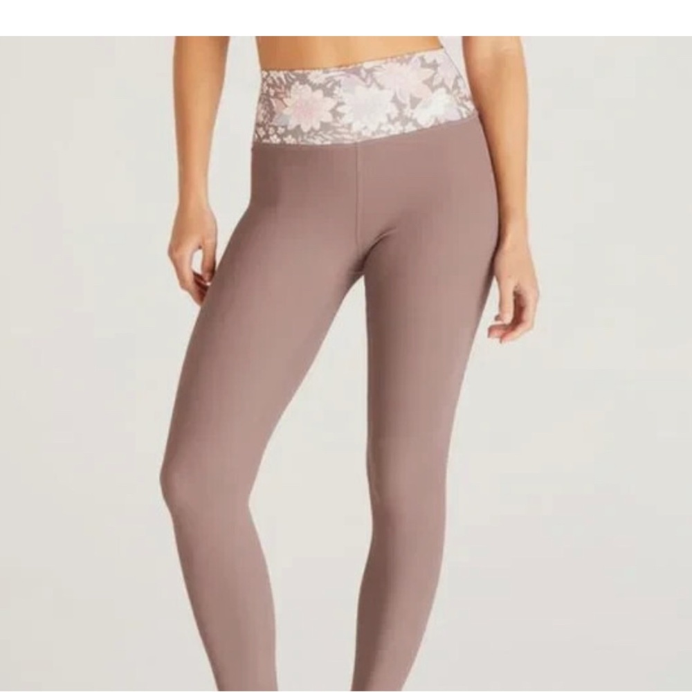 Z Supply Active Floral Waistband Leggings NWT XS
